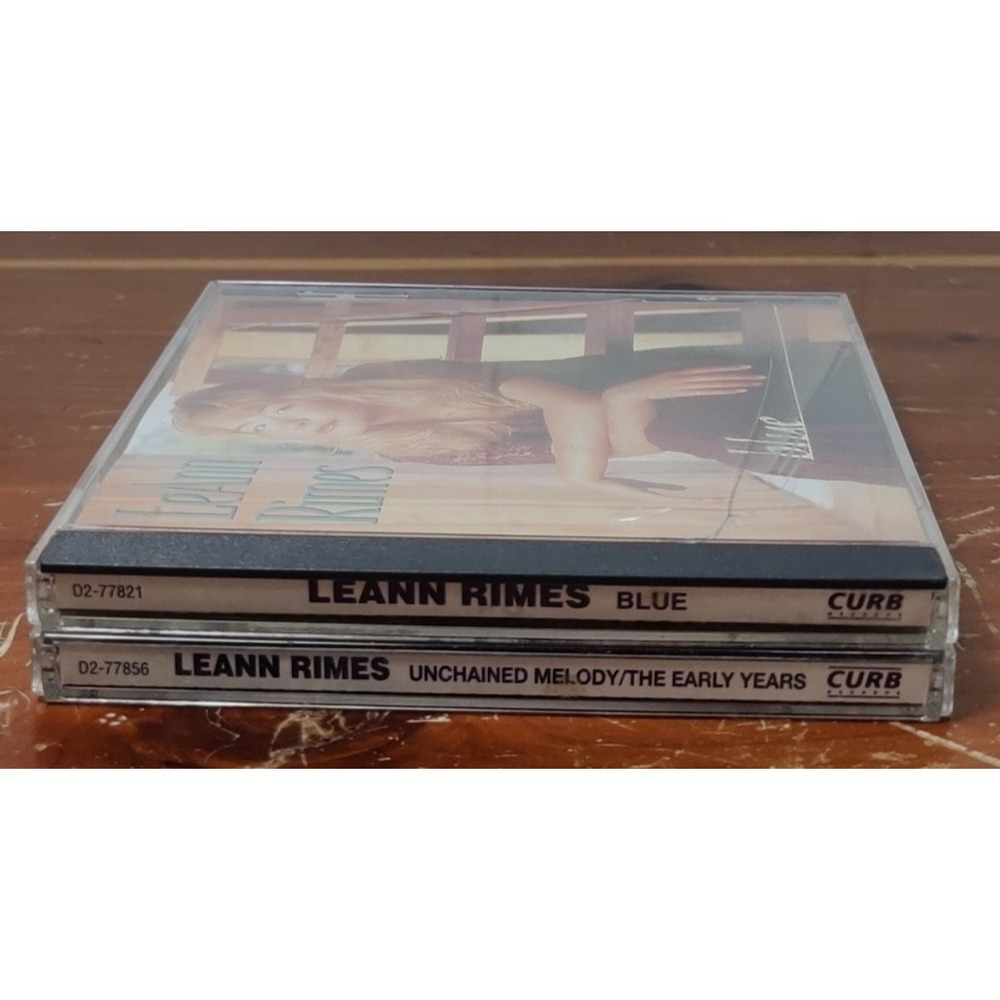 CD Lot x 2 - LEANN RIMES - Blue / Unchained Melody The Early Years‎